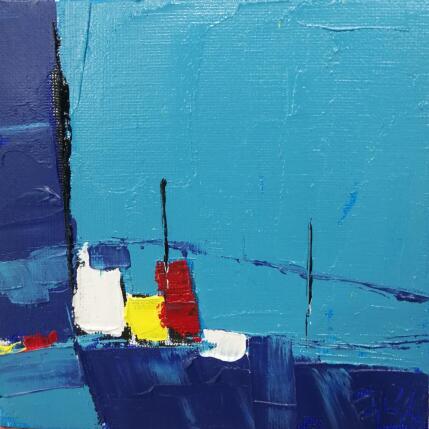 Painting UNE JOIE SIMPLE by L'huillier Françis | Painting Abstract Oil Landscapes