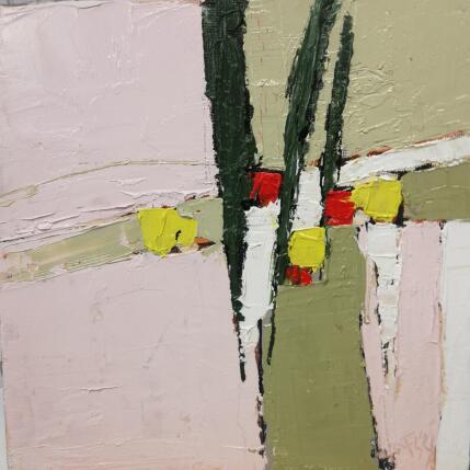 Painting UN PEU D'AIR FRAIS by L'huillier Françis | Painting Abstract Oil Landscapes, Pop icons