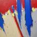Painting UN VENT DE FANTAISIE by L'huillier Françis | Painting Abstract Landscapes Oil