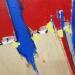 Painting UN VENT DE FANTAISIE by L'huillier Françis | Painting Abstract Landscapes Oil