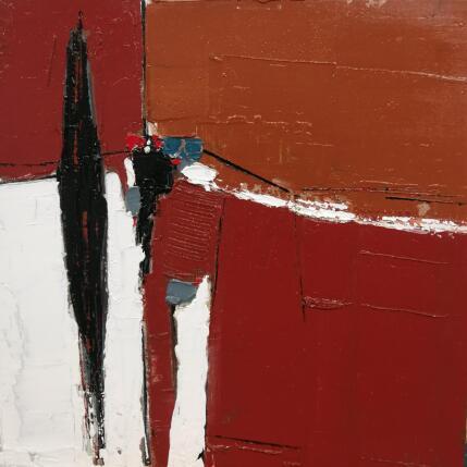 Painting TERRACOTA by L'huillier Françis | Painting Abstract Oil Landscapes