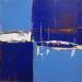 Painting LA MER ET PLUS ENCORE by L'huillier Françis | Painting Abstract Marine Oil