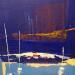 Painting LA MER ET PLUS ENCORE by L'huillier Françis | Painting Abstract Marine Oil