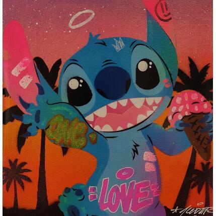 Painting Stitch Ice Cream by Kedarone | Painting Pop-art Acrylic, Graffiti Pop icons
