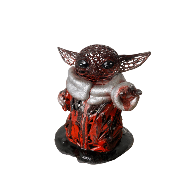 Sculpture DARK GROGU by Mikhel Julien | Sculpture Pop-art Graffiti, Resin