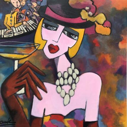 Painting Qu en penses tu by Fauve | Painting Figurative Acrylic Life style
