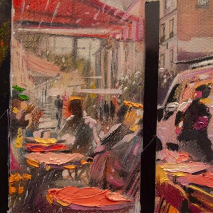 Painting A través del cristal by Fran Sosa | Painting Figurative Oil Architecture, Landscapes, Pop icons, Urban