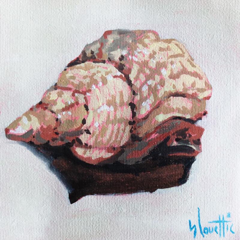 Painting the whelk oil 13 x 13 cm 2025 by Coueffic Sébastien | Painting Figurative Oil