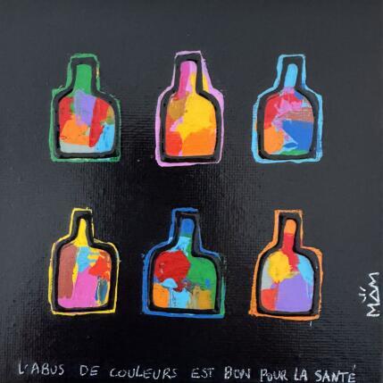 Painting BLACK BOTTLES by Mam | Painting Pop-art Acrylic Pop icons, Society