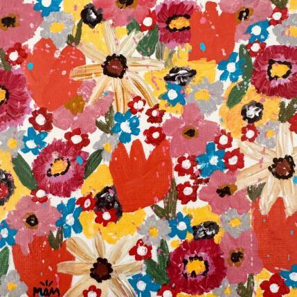 Painting TULIPES by Mam | Painting Pop-art Acrylic Landscapes, Nature, Still-life