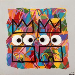 Painting LOVE POTES by Mam | Painting Pop-art Acrylic Life style, Minimalist, Pop icons
