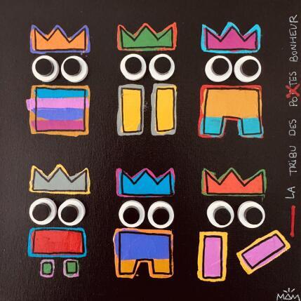 Painting TRIBU by Mam | Painting Pop-art Acrylic Pop icons, Portrait, Society