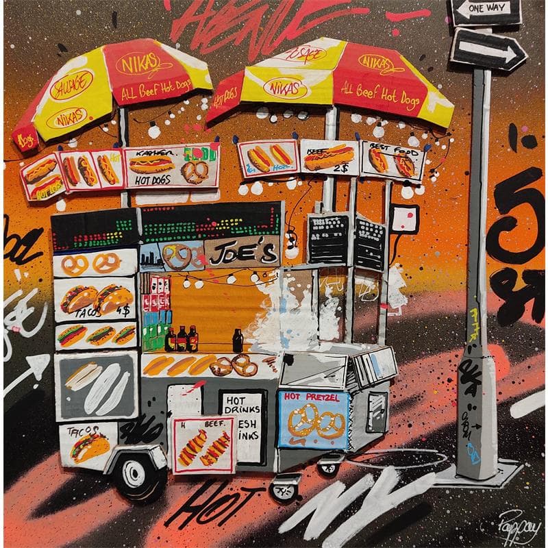 Painting Joe's corner by Pappay | Painting Street art Urban Acrylic