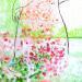 Painting O VERT DE L'EAU by Sablyne | Painting Raw art Landscapes Nature Life style Wood Cardboard Acrylic Gluing Ink Pastel Upcycling Paper Pigments