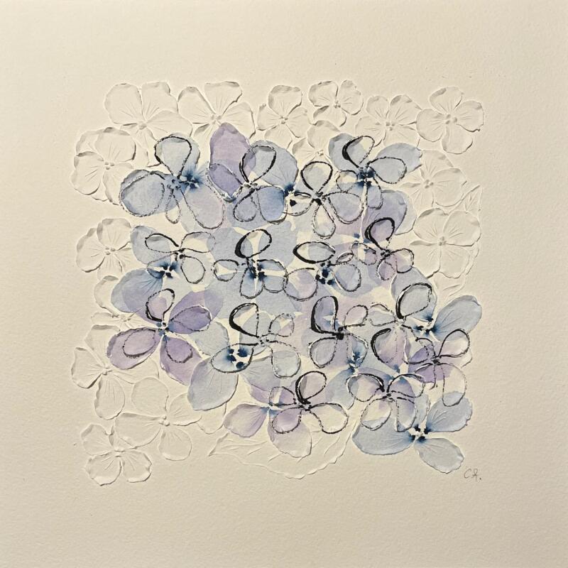 Painting Angelique by Caitrin Alexandre | Painting Impressionism Ink, Paper, Watercolor Landscapes, Minimalist, Nature