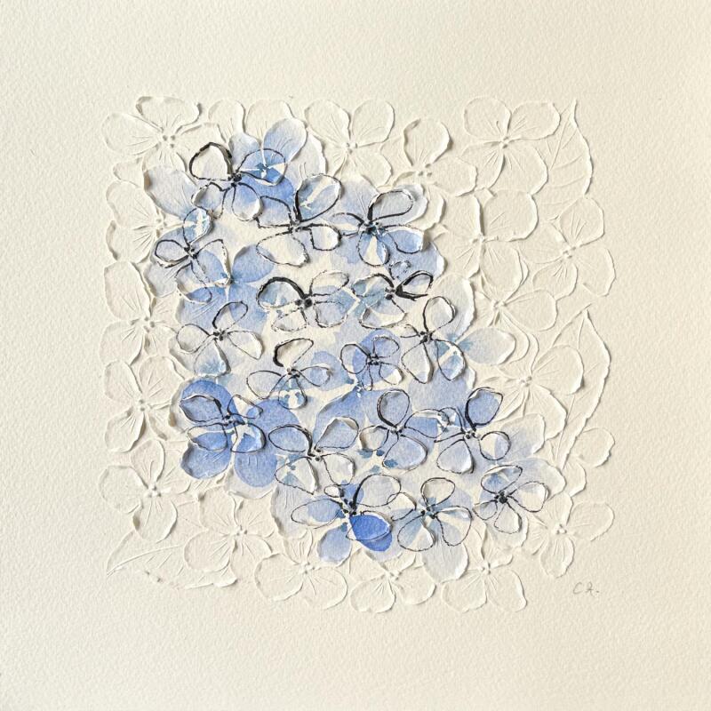 Painting Spreading Beauty by Caitrin Alexandre | Painting Impressionism Ink, Paper, Watercolor Landscapes, Minimalist, Nature