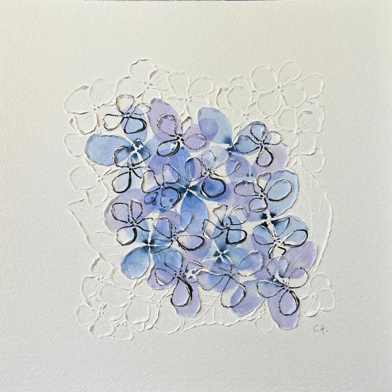Painting Bichon by Caitrin Alexandre | Painting Figurative Ink, Paper, Watercolor Landscapes, Minimalist, Nature