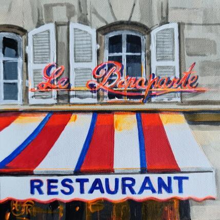 Painting Restaurant le Bonaparte by Rasa | Painting Figurative Acrylic Urban