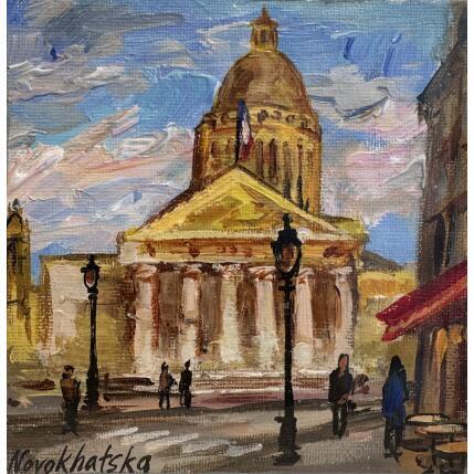 Gemälde Panthéon von Novokhatska Olga | Gemälde Figurativ Acryl, Öl Urban