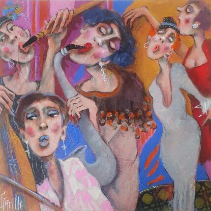 Painting soul music atmosphere.  by Garilli Nicole | Painting Figurative Acrylic Life style