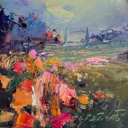 Painting F1 Happiness is Here by Petras Ivica | Painting Impressionism Oil Landscapes