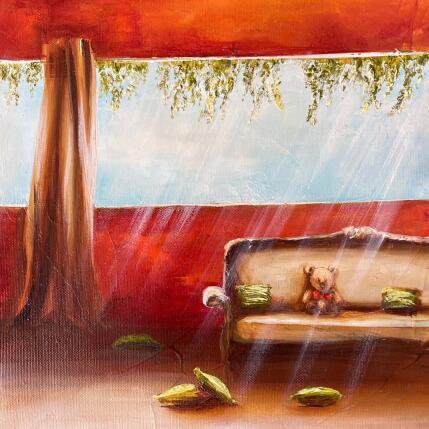 Painting c'est pas jouer by Vinnie | Painting Figurative Oil