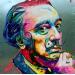 Peinture Salvador Dali par Medeya Lemdiya | Tableau Pop-art Icones Pop Métal Acrylique
