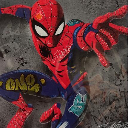 Painting Super Spider by Kedarone | Painting Pop-art Acrylic, Graffiti Pop icons