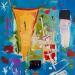 Painting Le phare de la connaissance by Bastide d´Izard Armelle | Painting Abstract