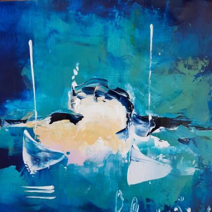 Peinture Dans les rochers par Bastide d´Izard Armelle | Tableau Abstrait
