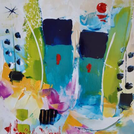 Painting Toi et Moi en été  by Bastide d´Izard Armelle | Painting Abstract
