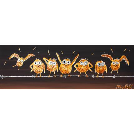 Painting RASSEMBLEMUS by Moogly | Painting Raw art Acrylic, Pigments, Resin Animals