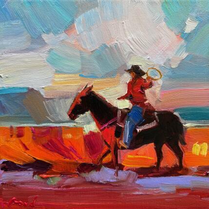 Painting Path Through the Painted Wind by Bond Tetiana | Painting Figurative Oil Pop icons