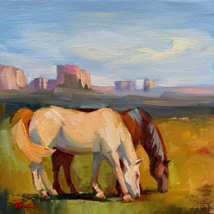Painting In the Twilight of Bliss by Bond Tetiana | Painting Figurative Oil