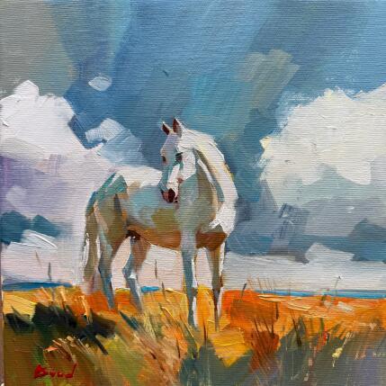 Painting Guardian of the Horizon by Bond Tetiana | Painting Figurative Oil