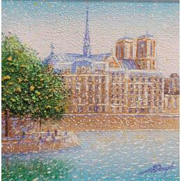 Peinture La belle vie par Dessapt Alan | Tableau Figuratif Acrylique, Huile Urbain