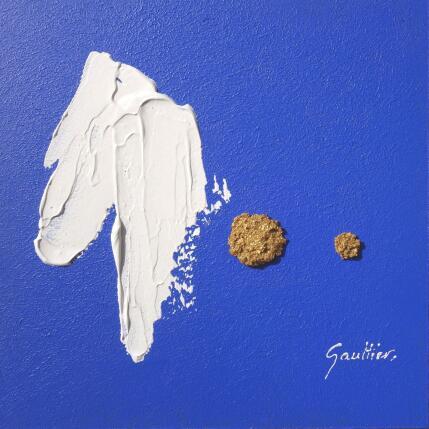 Peinture Voyage en bleu par Gaultier Dominique | Tableau