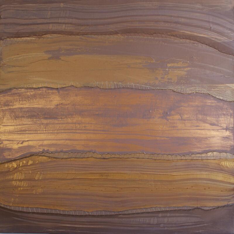 Painting Empyrée A-2 by Settimia Taroux | Painting Abstract Acrylic, Textile Landscapes