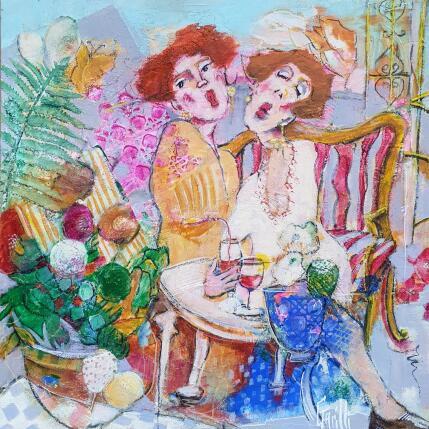 Painting Au jardin des délices.   by Garilli Nicole | Painting Figurative Acrylic Life style