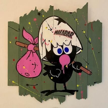 Peinture z'adore les Malabar par Marie G.  | Tableau Pop-art Acrylique, Bois Icones Pop