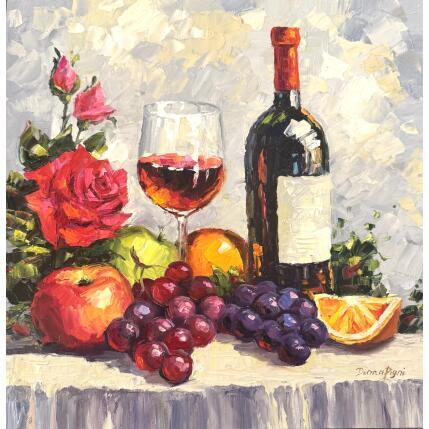 Painting A Relaxing Evening After a Hard Day by Pigni Diana | Painting Figurative Oil
