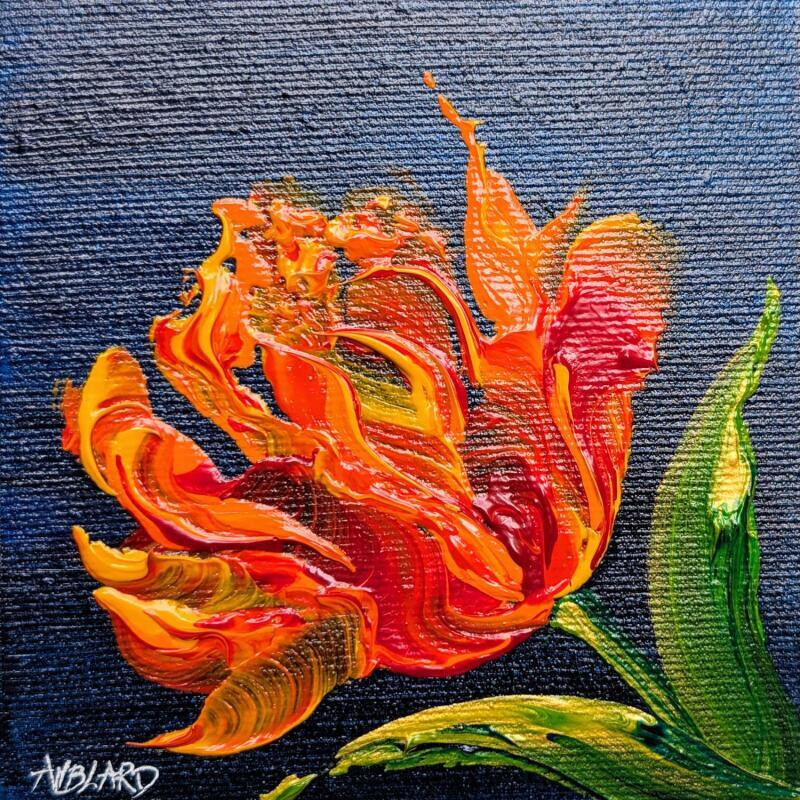 Peinture Tulipe Orange Par Amblard Florence Carr D artistes Peinture Tulipe Orange Par Amblard Florence Carr D artistes