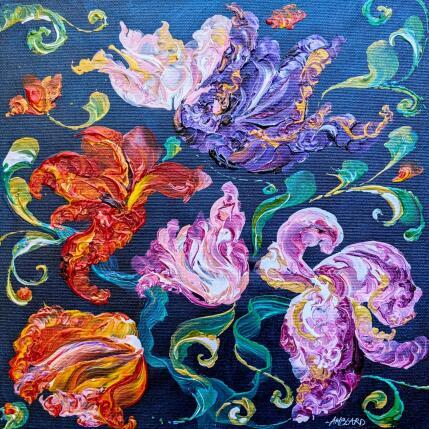 Painting Les belles tulipes  by Amblard Florence | Painting Figurative Acrylic Nature