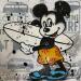 Peinture F2  vive les vacances par Marie G.  | Tableau Pop-art Icones Pop Bois Acrylique Collage