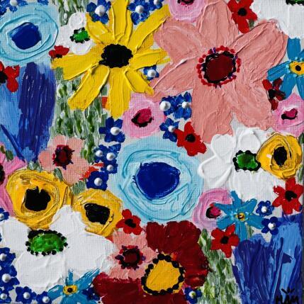 Painting ECLOSION by Mam | Painting Pop-art Acrylic Nature, Still-life