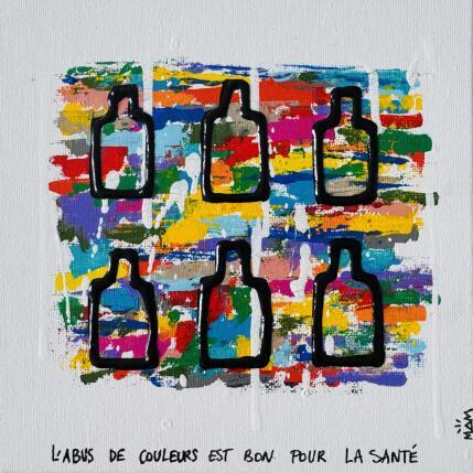 Painting JOY BOTTLES by Mam | Painting Pop-art Acrylic Pop icons, Society, Still-life
