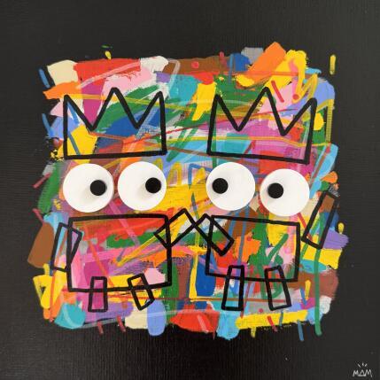 Painting TWO POTES by Mam | Painting Street art Acrylic Life style, Minimalist, Pop icons