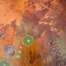 Painting La grâce by Romanelli Karine | Painting Figurative Life style Nude Acrylic Gluing Posca Pastel Gold leaf Paper