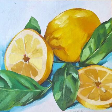 Painting Lemon Chorus by Ulrich Julia | Painting Figurative Oil Pop icons