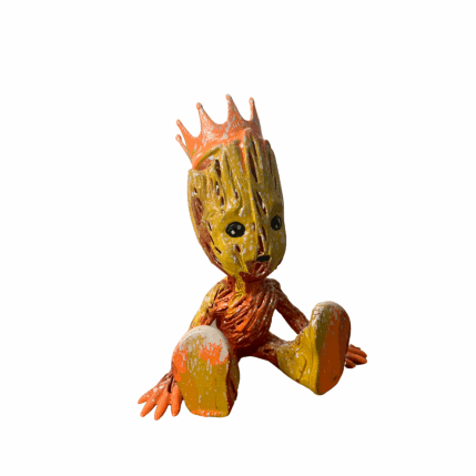 Sculpture SUN GROOT JORDAN by Mikhel Julien | Sculpture Pop-art Graffiti, Resin